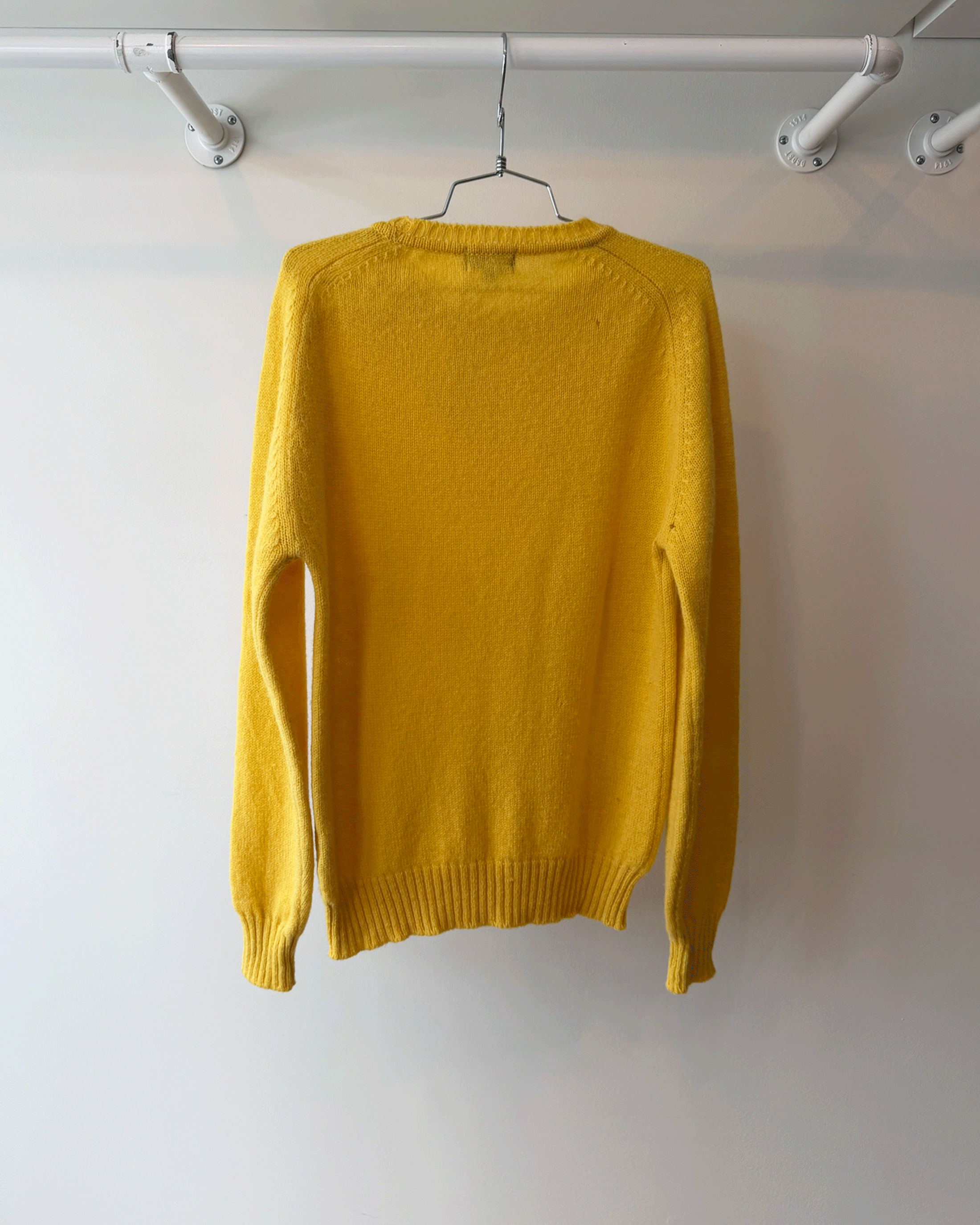 Yellow Lands End Sweater