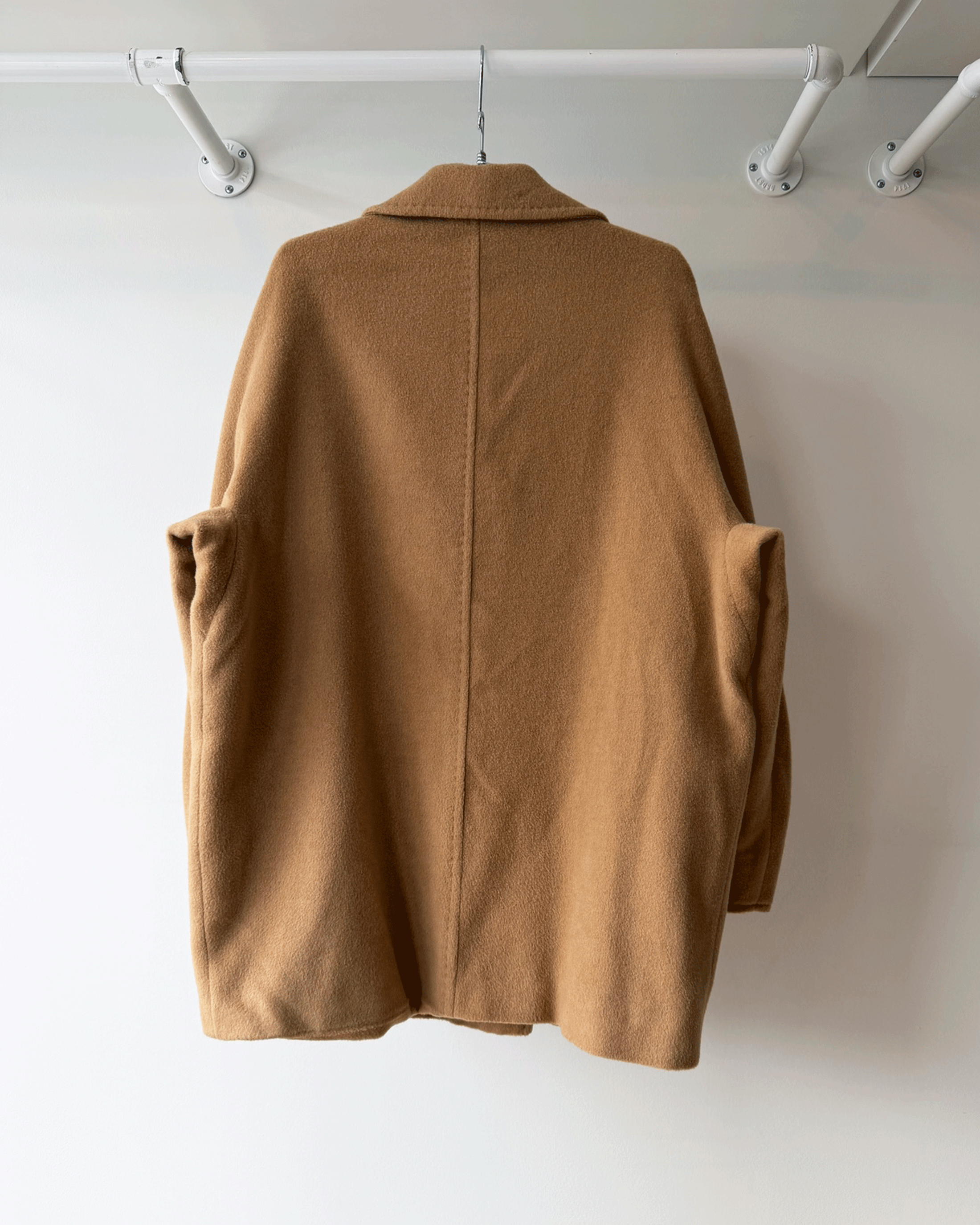 Camel Hair Double Breasted Coat